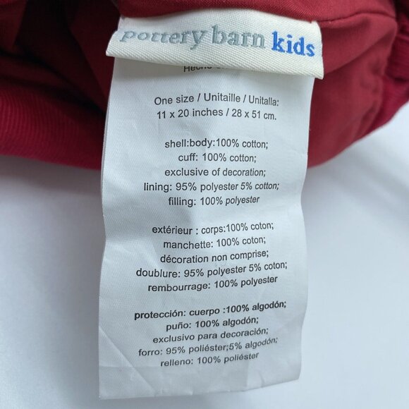 Pottery Barn Kids Papa Woodland Bear Stocking Holiday Christmas Quilted Xmas - Picture 8 of 12